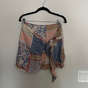 Style Rack Patchwork Mini Skirt - Multicolor